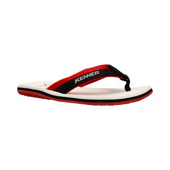 Chinelo-de-Dedo-Branco-Preto-e-Vermelho-Tiras-Grossas-em-Nylon-|-Kenner-Tamanho--38---Cor--PRETO-0
